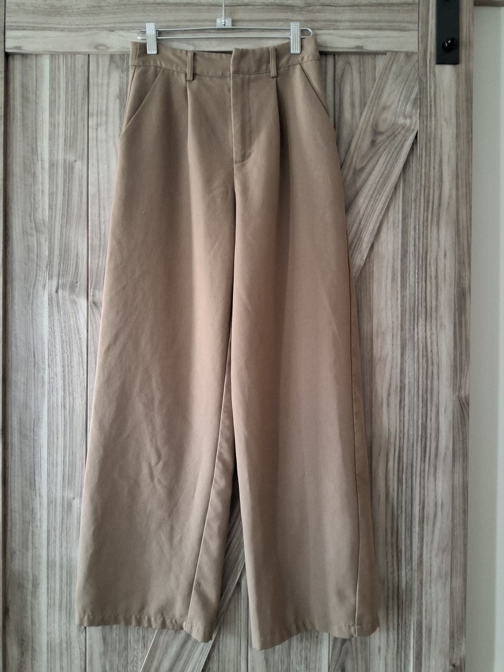 Cider Wide-Leg Chino Pants in Khaki Brown